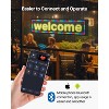 VEVOR Programmable Sign, P10 Full Color Flexible Digital Scrolling Panel, DIY Custom Text Pattern GIF Display Board, Bluetooth APP Control, Black - 4 of 4