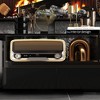 FUFU&GAGA Black Retractable TV Stand: Flexible Design, Ample Storage, Quality Details - 4 of 4
