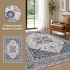 Abynow Medallion Distressed Persian Indoor Area Rug - 3 of 4