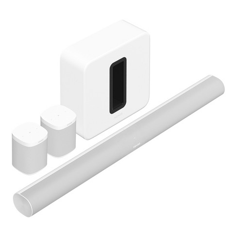 Sonos - Arc Soundbar with Dolby Atmos, Google Assistant and  Alexa -  White