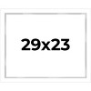 PosterPalooza | Modern Shadow Box 1" Depth White Picture Frame - UV Acrylic, Backing Board, Hanging Hardware - 2 of 4
