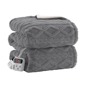 Heating Pads, Soft Washable Electric Blanket, Heating Blanket for Bedding, With 10 Heat Settings, Use for Sofa and Bed - 1 of 4