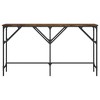 vidaXL Console Table Smoked Oak 55.1 in.x11.4 in.x29.5 in. Engineered Wood - 4 of 4
