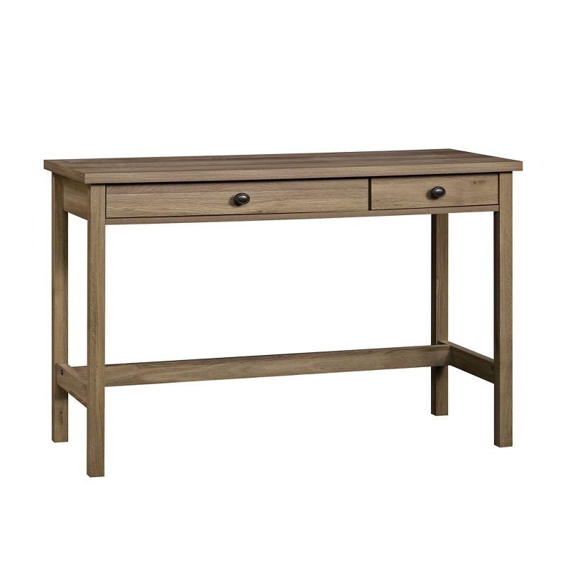 County LineWriting Desk Salt Oak Finish - Sauder: Modern Home Office, Laminated Particle Board, 2 Drawers, 1 of 12