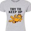 Women's - Garfield - Try To Keep Up Fitted Graphic T-Shirt - 2 of 3