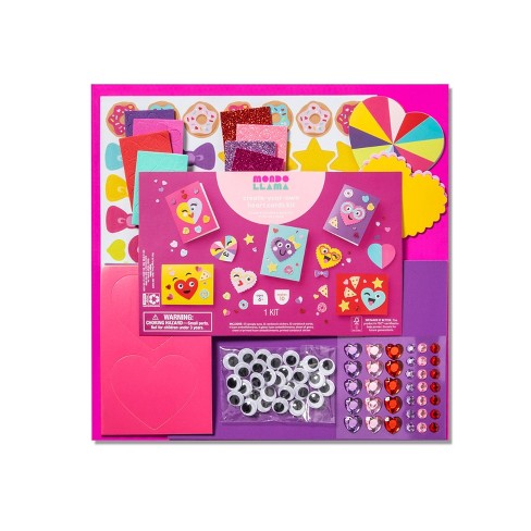 Create-Your-Own Valentine's Day Paper Character Platter Kit - Mondo Llama™ - image 1 of 3