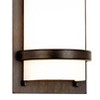 Minka Lavery Industrial Wall Light Sconce Iron Oxide Hardwired 6 3/4" Fixture Etched Opal Glass for Bedroom Bathroom Vanity - 4 of 4