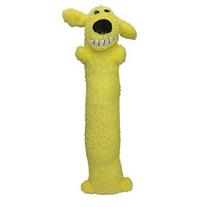 Multipet 66109 Loofa Plush Dog Toy, 12", Yellow - 1 of 1