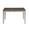 Abacus Dining Table Alabaster/Honey - Steve Silver Co.: Rubberwood & Acacia, Butterfly Leaf, Seats 6 - 2 of 4