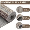 Washable Hallway Runner Rug Modern Abstract Accent Carpet Non-Slip Backing Non-Shedding Contemporary Striped Transitional Rug Runner - 4 of 4