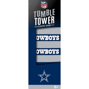 MasterPieces Real Wood Block Tumble Towers - NFL Dallas Cowboys - 1 of 4