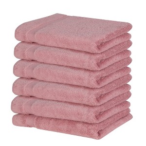 Splash Ultra-Soft Zero Twist 100% Ring Spun Cotton Reversible Hand Towel Set – Breathable, Lightweight, Highly Absorbent for a Stylish Bathroom Towels - 1 of 4