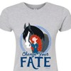 Women's - Disney - Merida & Angus Change Your Fate Fitted Graphic T-Shirt - 2 of 3