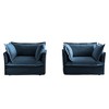 NicBex Couches for Living Room Single Deep Seat Sofa Couch Fabric Slip-covered Armchair with 1 Big Back Cushion and 2 Big Toss Pillows - 4 of 4