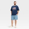 Men's USA Flag Graphic T-Shirt - Goodfellow & Co™ Navy Blue - 3 of 3