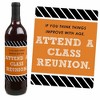 Big Dot of Happiness Class Reunion - Decorations for Women and Men - Wine Bottle Label Stickers - Set of 4 - 3 of 4