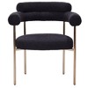 Best Master Furniture,Beren Boucle Fabric Dining Chair, Set of 2 - 2 of 3
