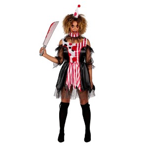 Women Clown Adult Costume - 1 of 4