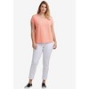 ellos Women's Plus Size Scoop Neck Tee - image 4 of 4