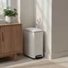 Innovaze 45L / 11.9 Gal Slim Trash Can with Soft-Close Lid & Step Pedal, Family-Friendly Waste Bin for Kitchen, Bathroom, or Office - 2 of 4