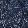Kumasinova Branch Embroidered Faux Silk Curtain Panel,Blackout Curtains with Lined,Rod Pocket/Back Tab Top,Window Curtain for Living Room - 4 of 4