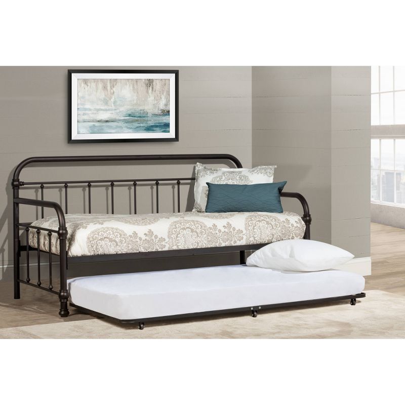 Twin Kirkland Kids&#39; Daybed with Trundle Dark Bronze - Hillsdale Furniture, 4 of 5