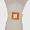 Anna-Kaci Stylish Straw Belt with Woven Buckle - 3 of 4