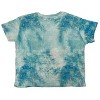 Ladies Rugrats 90's Fashion Shirt - Rugrats Angelica and Reptar Cropped Tie Dye Short Sleeve T-Shirt - 2 of 4