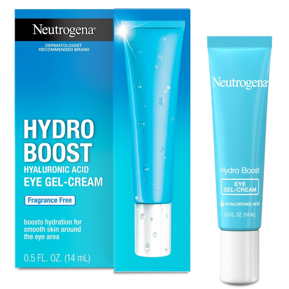 Neutrogena Hydro Boost Under Eye Gel Cream with Hyaluronic Acid - Fragrance Free - 0.5 fl oz