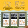 Big Dot of Happiness Gingerbread Village Window Clings, Reusable Winter Holiday Party Window Sticker Gingerbread House Decals, Christmas Static Clings - 4 of 4