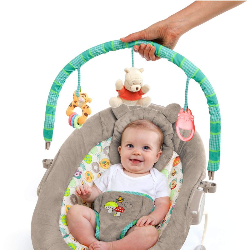 Bright Starts Winnie the Pooh Dots and Hunny Pots Baby Bouncer, 6 of 16