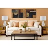 Ink+Ivy 13"x23" Flinn Table Lamp: Resin, Faux Wood, Drum Shade, UL Listed, LED Included - 4 of 4