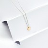 Girls' Tiny Puffed Star Yellow Gold Plated Sterling Silver Necklace - In Season Jewelry - 2 of 3