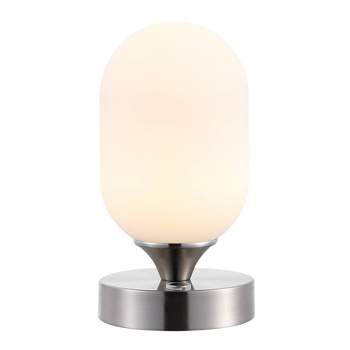 8" Eli Modern Minimalist Iron Rechargeable Integrated LED Table Lamp - JONATHAN Y