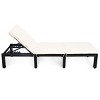 Tangkula 2PCS Cushioned Patio Rattan Chaise Lounge Chair Recliner w/ Adjustable Height - 2 of 4