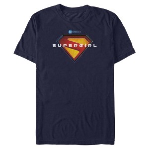 Mens Supergirl Official Shield Logo T Shirt - 1 of 4