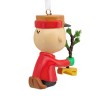 Peanuts® Charlie Brown Kneeling With Tree Hallmark Ornament - 2 of 3