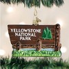 Old World Christmas 2.75 In Yellowstone National Park Vacation Travel Old Faithful Tree Ornaments - 3 of 3