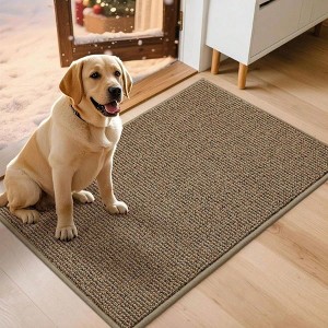 Dirt Trapper Door 32 inchx 48 inch Non - Slip Washable Entrance Mats Beige Absorbent Fade - Resistant Low Profile Floor Mats - 1 of 4