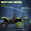 Kids 12V Ride On Electric ATV, Licensed Bombardier BRP Can-Am 4 Wheeler Quad, LED Lights, Music, High/Low Speeds - 3 of 4