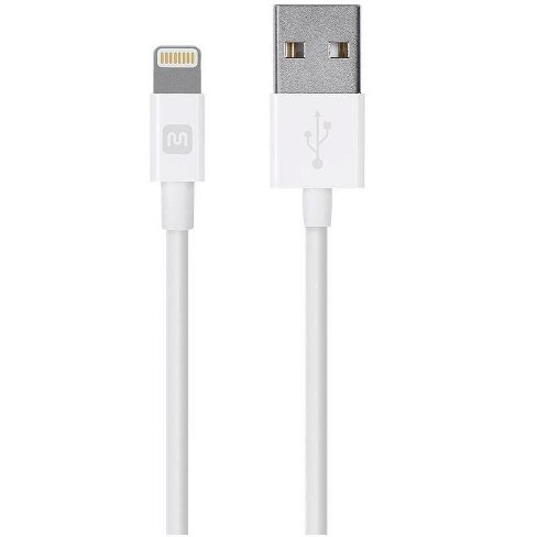 Câble USB pour iPhone/iPad avec connecteur Lightning, USB 2.0, 1,50 m