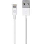 Monoprice Apple MFi Certified Lightning to USB Charge & Sync Cable - 0.5 Feet White for iPhone X, 8, 8 Plus, 7, 7 Plus, 6, 6 Plus, 5S - Select Series