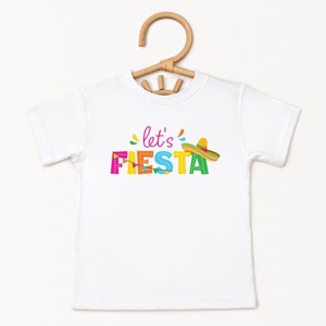 The Juniper Shop Let's Fiesta Colorful Toddler Short Sleeve Tee - 1 of 4