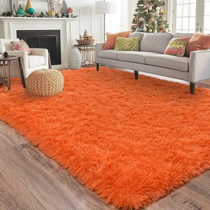 LOVEVOOK 5x7 Feet Area Rugs for Living Room Bedroom, Non-Slip Fluffy Soft Shag Rug, Plush Carpet for Home Dorm Decor Aesthetic - 1 of 4