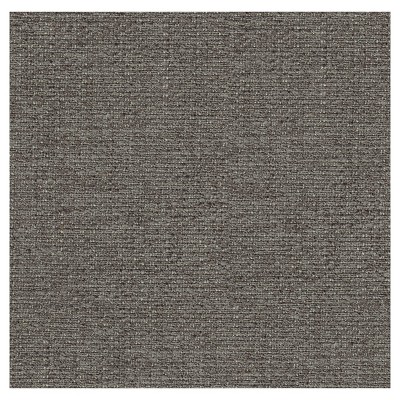 Tristan 24" Swivel Counter Stool in Black Metal with Gray Cushion