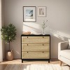30.31"3-Drawers Storage Cabinet Rope Woven Drawer,for Bedroom,Dining Room,Hallways - 4 of 4