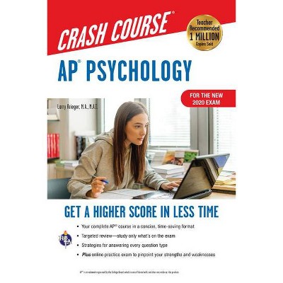 Ap(r) Psychology Crash Course, Book + Online - (Advanced Placement (AP) Crash Course) 3rd Edition by  Larry Krieger (Paperback)