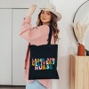 City Creek Prints Labor And Delivery Nurse Wavy Bright Colorful Canvas Tote Bag - 2 of 2