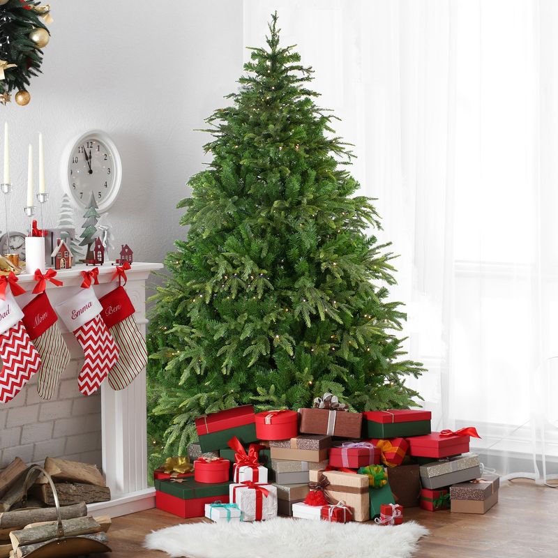 Northlight 9' Pre-Lit Roosevelt Fir Artificial Christmas Tree - Clear Lights, 2 of 9