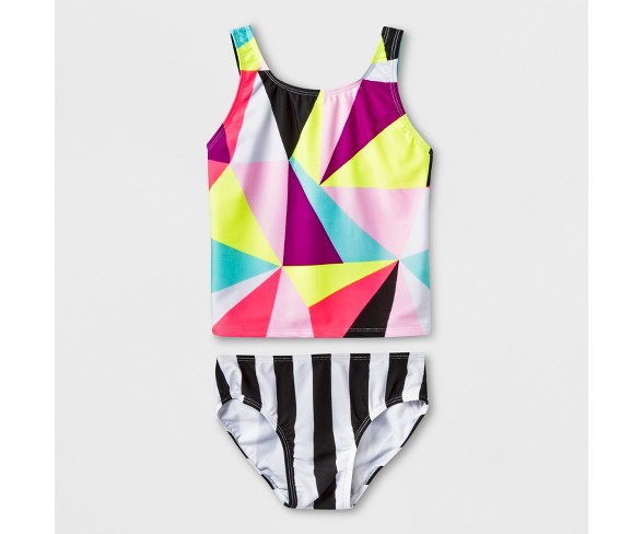 Girls' Hypnotize Tankini Set - art class&#153; XS